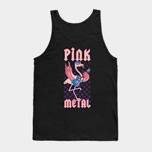 Pink Metal Tank Top